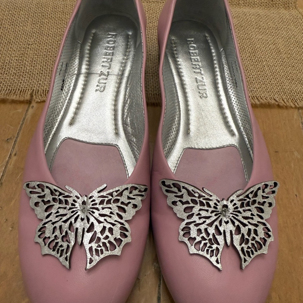 Robert Zur Pink Butterfly Flats